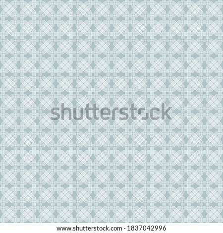 Seamless background for your designs. Modern vector ornament. Geometric abstract blue and white pattern