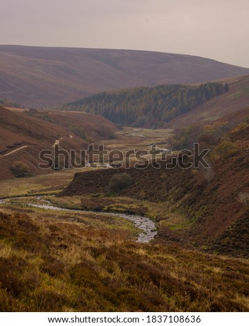 Landscape images through the Trough of Bowland in Lancashire.  These Autumnal Landscape images of the English Countryside and English Fells, mountains and hills.