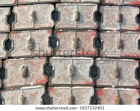 Abstract Closeup of Rough Marble Tiles stock.  tuff stone wall tile background texture. Concrete cement tiles. texture background.