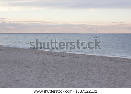 Beautiful Landscape Baltic Sea,shore and sky