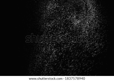  white powder color spreading effect for makeup artist or graphic design in black background
