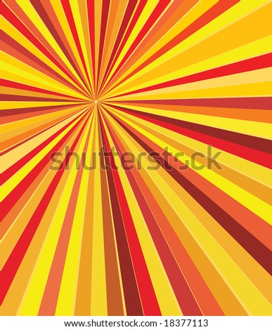 Hot striped background