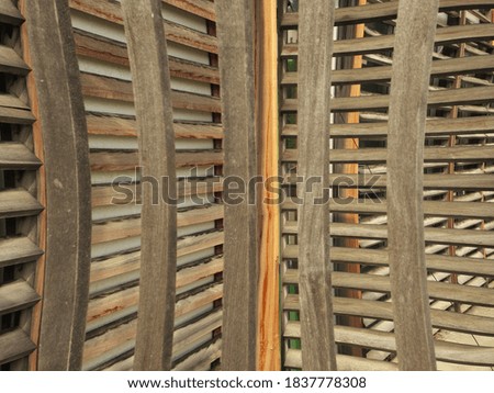 Abstract background with wooden shutter panels for wallpaper