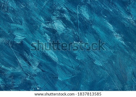 Abstract azure luxurious background. Watercolor paints