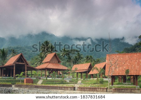 TRADITIONAL HOUSE OF JAVA DILERENG HILL MENOREH, OCTOBER 21, 2020