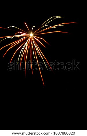 fireworks sparkle background isolated black scene 