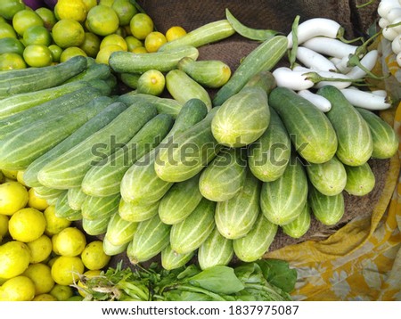 Fresh Cucumber with lemons . Which make your Salid Healthy and tasty 