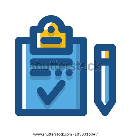 store icon isolated sign symbol vector illustration - with style tone color blue and yellow