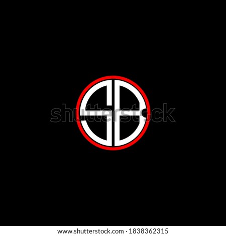 S B letter logo custom design on black color background, sb monogram