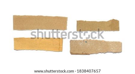 Collection of Recycled paper,crumpled paper,unfolded piece paper on white background Royalty-Free Stock Photo #1838407657
