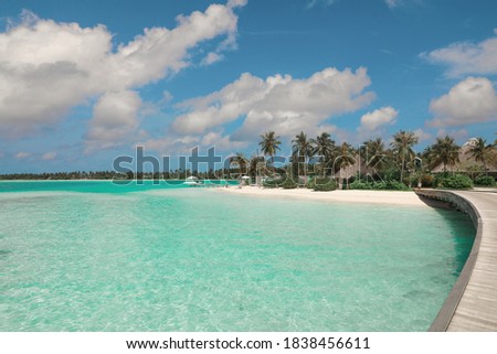 Maldives Holiday Blue Skies Beach