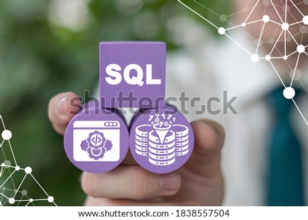 SQL Data Computer Programming Language Concept.