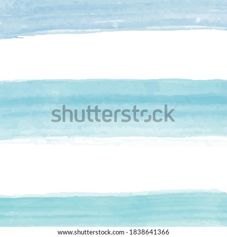 Abstract blue watercolor background. Splash by art hand drawn for text. 