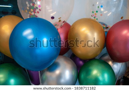 Beautiful Christmas and New Year Party Balloons
