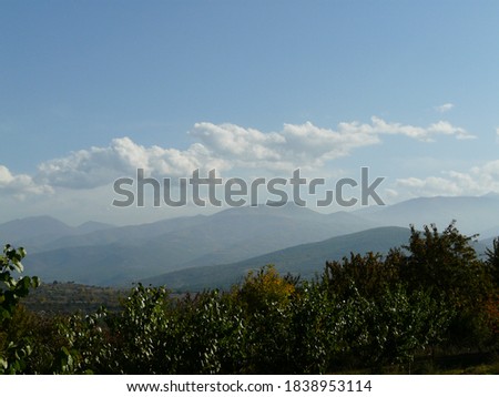 Sunny Clouds Nature Mountains Green