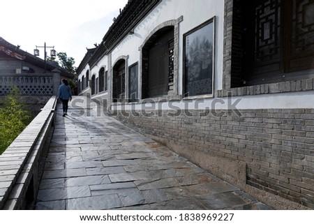 Ancient town style with Shanxi characteristics, Taolingou ancient town in Yangquan
