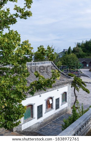 Ancient town style with Shanxi characteristics, Taolingou ancient town in Yangquan