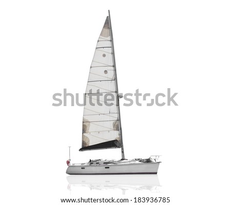ship isolate over white background