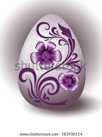 Easter Egg. Modern Vector Illustration. Eps10.