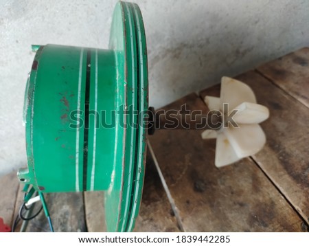Electric yougurt mixer or blender machine for repairing. Old blender or mixer machine.