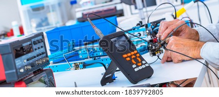 Laboratory equipment physical optical experiments Royalty-Free Stock Photo #1839792805