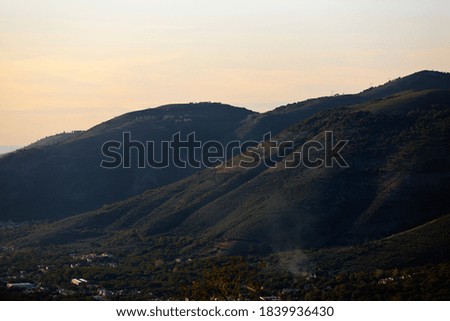 view of a mountain landscape