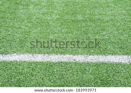 Soccer Field Line detail for Backgrounds or Texture