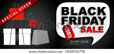 BLACK  FRIDAY  SALE  CONCEPT BANNERS TEMPLATE