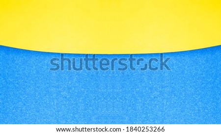 A rich yellow-blue banner with free space for text placement. Minimalist style.