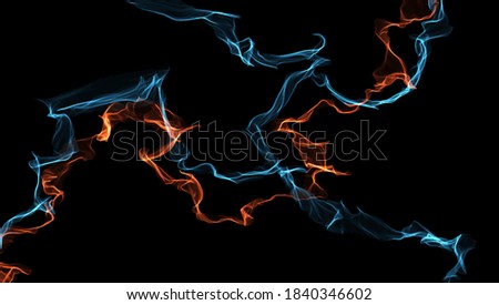 Abstract background. Dynamic smoke random shape.