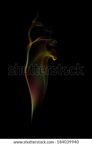 Abstract smoke closeup. Can be used as texture