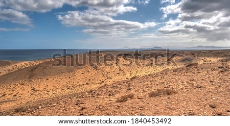 Papagayo Coast, Lanzarote, HDR Image