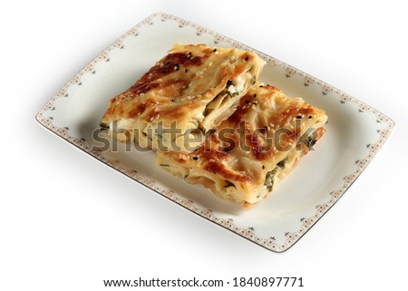  Cheese and spinach pie. Su Boregi.