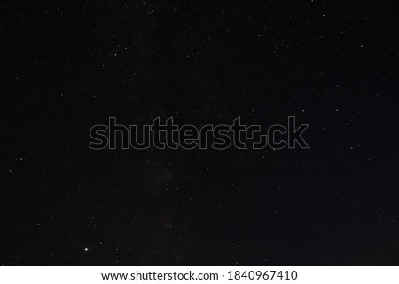 Starry sky in the dark of August night. Very nice background.