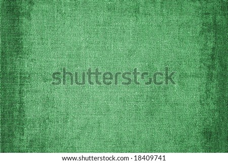 Aged green canvas