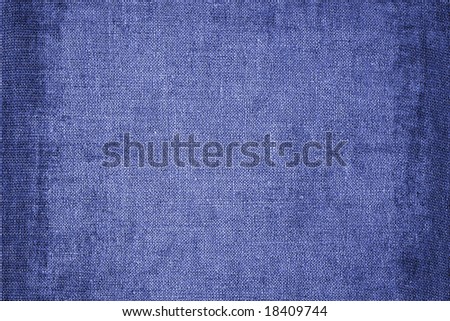 Aged blue canvas