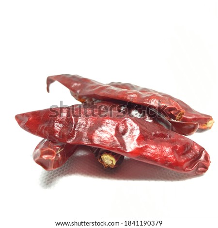 This picture is a dried chili which is the main ingredient of food especially Thai food.