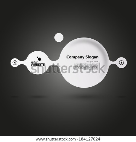 Infographics Abstract Minimal paint splash design bubble with your text Eps 10 vector illustration 