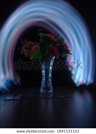 This is a flower pot, it is captured in the light background
