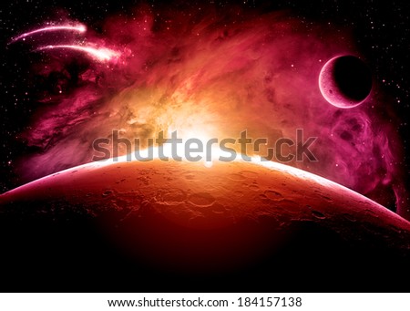 Pink Planet Surface 