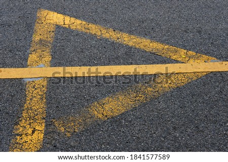 traffic sign on surface of street