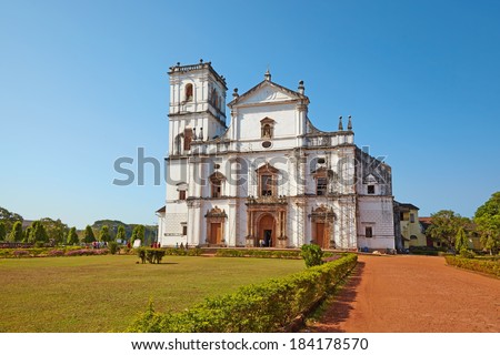 Se Cathedral. Old Goa, India.
