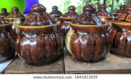 scenic view clay pots for multipurpose use