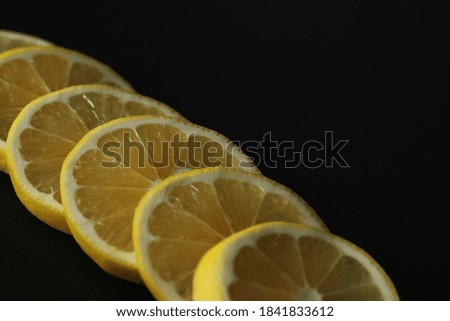 fresh yellow fruit on a black table