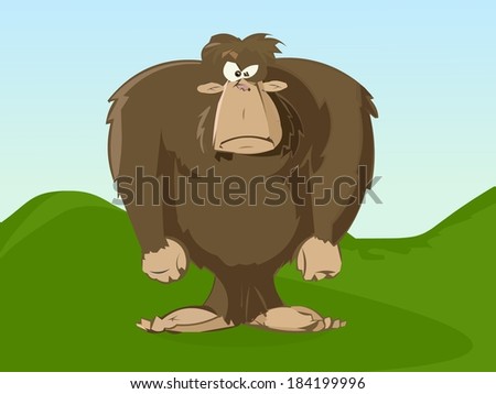 Sad monkey