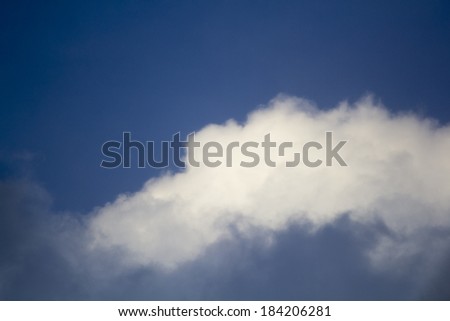 Beautiful, dramatic clouds and sky. Image has grain texture seen at its maximum size 
