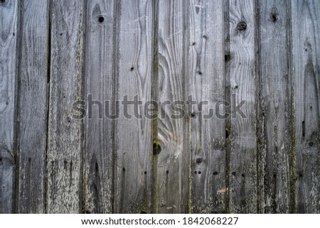 Wood background. Boards facing the house background