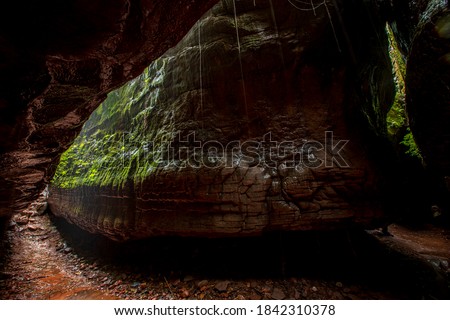 
Naga stone is a wonder of the rock that looks like a big snake and is believed to be a serpent Located in Phu Langka National Park. Bueng Kan - Nakhon Phanom Province : Thailand
 Royalty-Free Stock Photo #1842310378