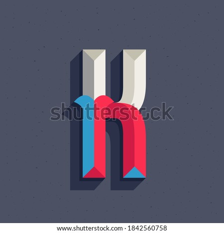K letter logo in faceted old athletic style. You can use it in your sportswear identity, baseball emblem, victory posters, retro university design, and others. 