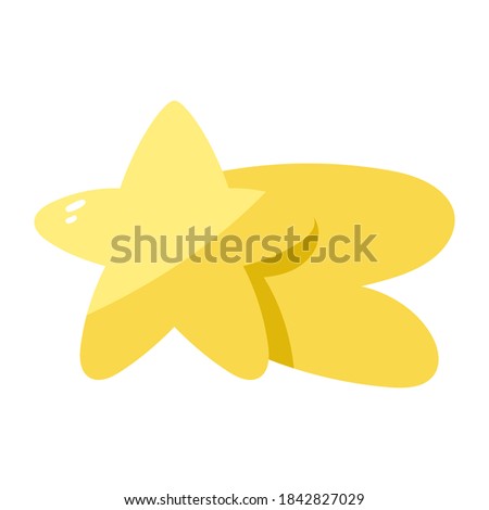Isolated Belen star icon. Nativity characters icon - Vector